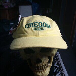Vintage NWT Oregon Ducks Strap Back Hat Cap